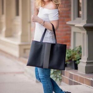 Vince Camuto Pebble Vegan Leather Tote Bag